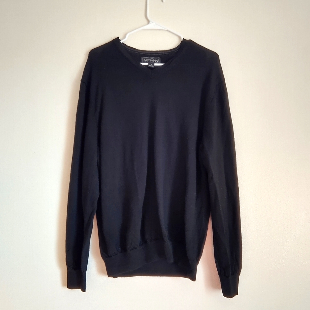 Kenneth Roberts Platinum Men's Sweater / 100% Marino Wool / XL